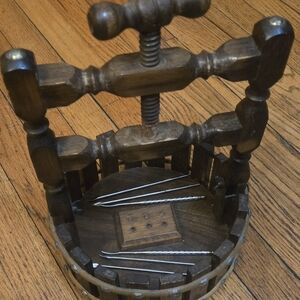 Rustic Wooden Apple Press